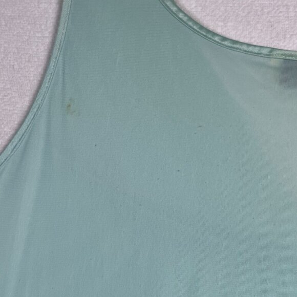 Vintage Vanity Fair Nightie Blue Sleeveless Nylon Nightgown LG USA - Picture 9 of 14
